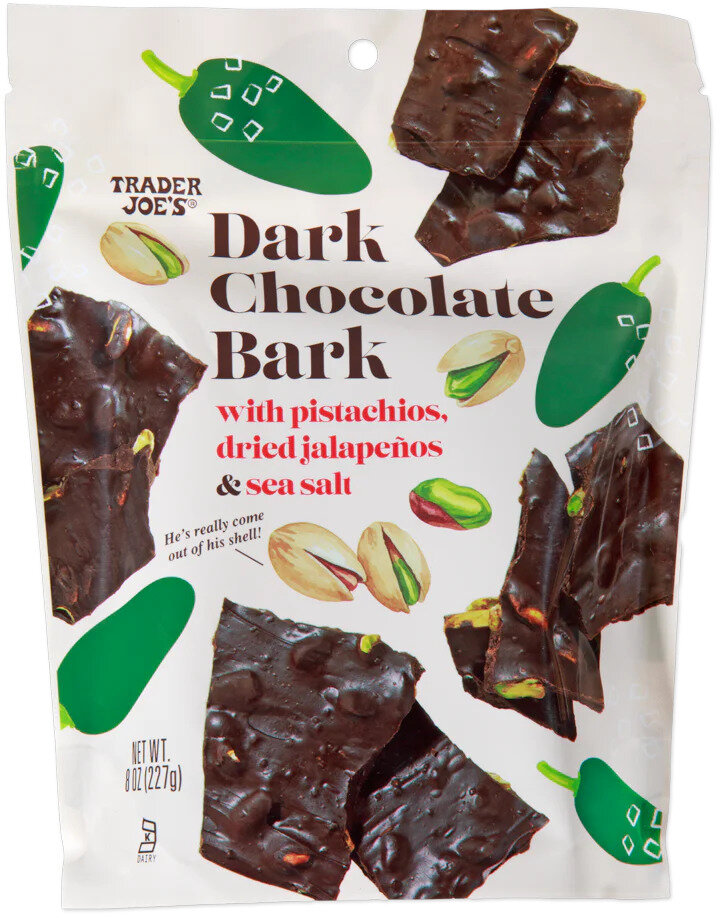 Jalapeño-Infused Chocolate Bark: Trader Joe's Dark Chocolate Bark