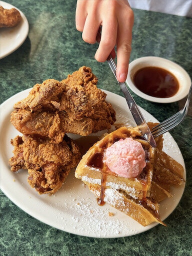 Savory Waffle Dish-Celebrating Promotions