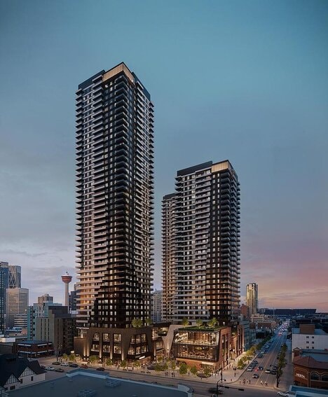 Three-Tower Mixed-Use Developments