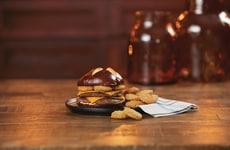 Pub-Style Fried Pickle Burgers