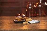 Pub-Style Fried Pickle Burgers