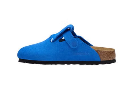 Stitched Leather Clogs