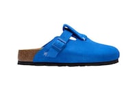 Stitched Leather Clogs Image 2