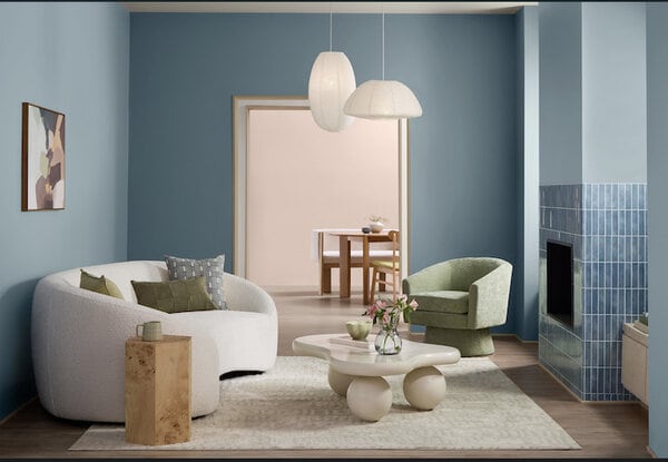 Neutral Blue Interior Colors