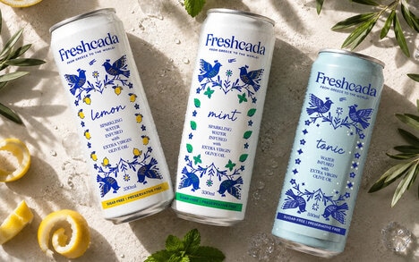EVOO-Infused Canned Waters