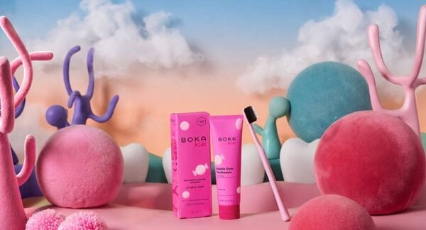 Free-From Bubblegum Toothpastes