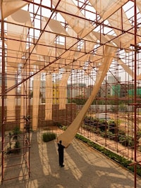 Reclaimed Scaffolding Pavilions Image 2