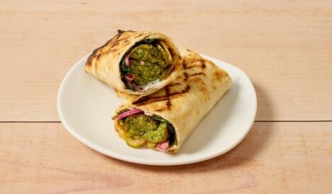 Tzatziki-Filled Mediterranean Wraps