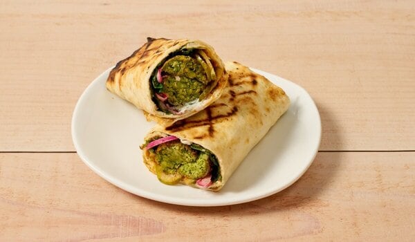 Tzatziki-Filled Mediterranean Wraps