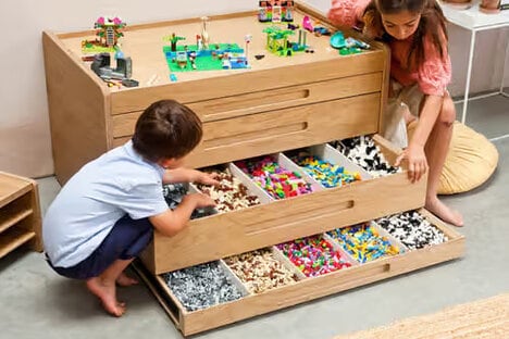 Brick Toy Play Tables