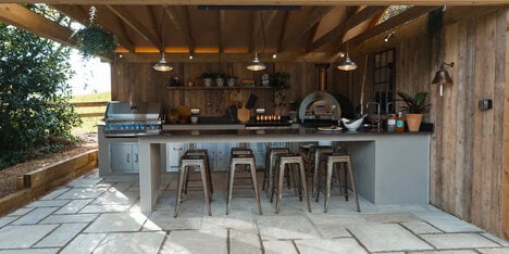 Pre-Built Outdoor Kitchen Systems