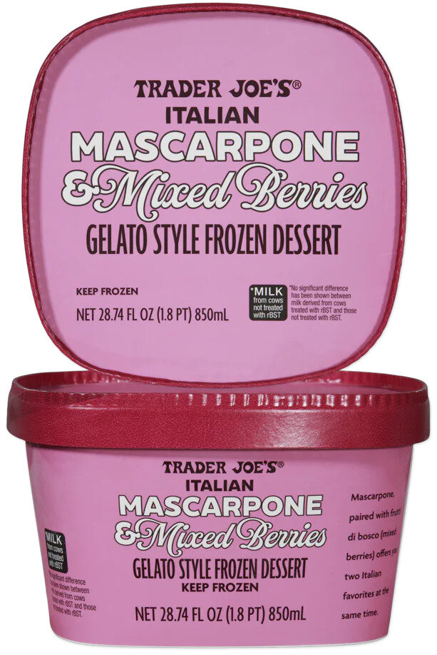 Fruity Mascarpone Frozen Desserts