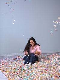 Pastel Bead Installations