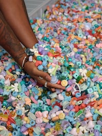 Pastel Bead Installations Image 2