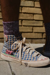 Handwoven Canvas Sneakers Image 3