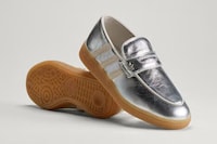 Metallic Suede Slip-On Shoes Image 2