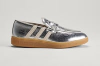 Metallic Suede Slip-On Shoes Image 3