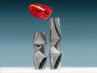 Chrome Steel Vases Image 3