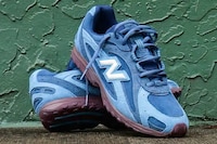 Retro Blue Sneakers Image 1