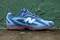 Retro Blue Sneakers Image 4