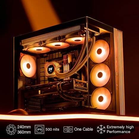 LCD-Integrated PC Coolers