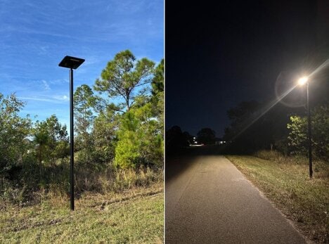 Solar-Powered Streetlights