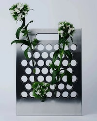 Perforated Steel Vases Image 2