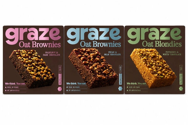 High-Fiber Oat Brownies