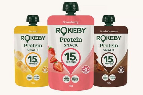 Pouch-Packaged Protein Snacks