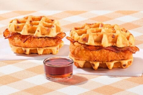 Waffle-Paired Chicken Sandwiches