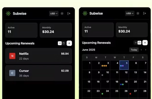 Subscription Tracking Tools