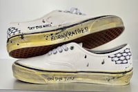 Distressed Skate Sneakers