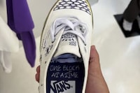 Distressed Skate Sneakers Image 3