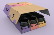 Gravity-Feed Retail Trays