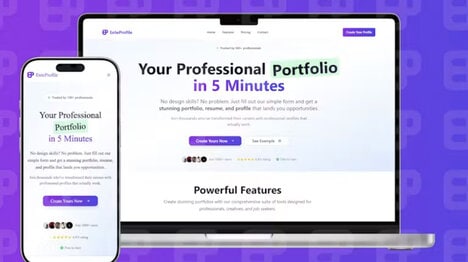 Simple Portfolio Builders