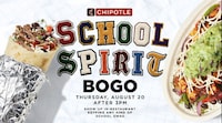 Back-To-School Burrito Promotions Image 1