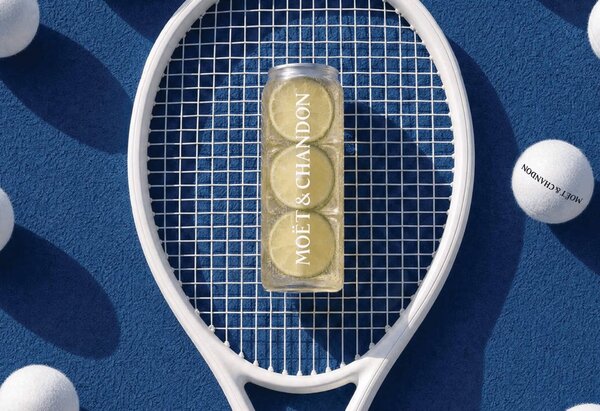 Tennis-Honoring Champagne Cocktails