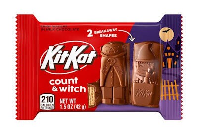 Witch-Shaped Chocolate Bars