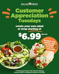 Customized QSR Salad Promotions Image 1