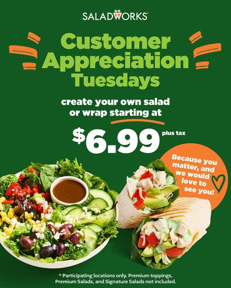 Customized QSR Salad Promotions