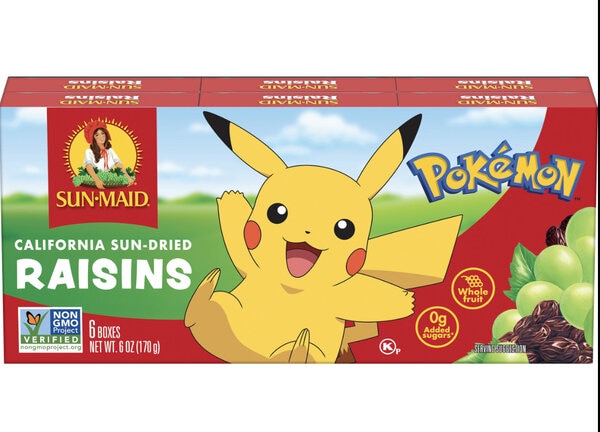 Anime-Adorned Raisin Packaging