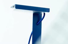 Folded Steel Lamps