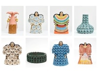 Patterned Ceramic Figures Image 4