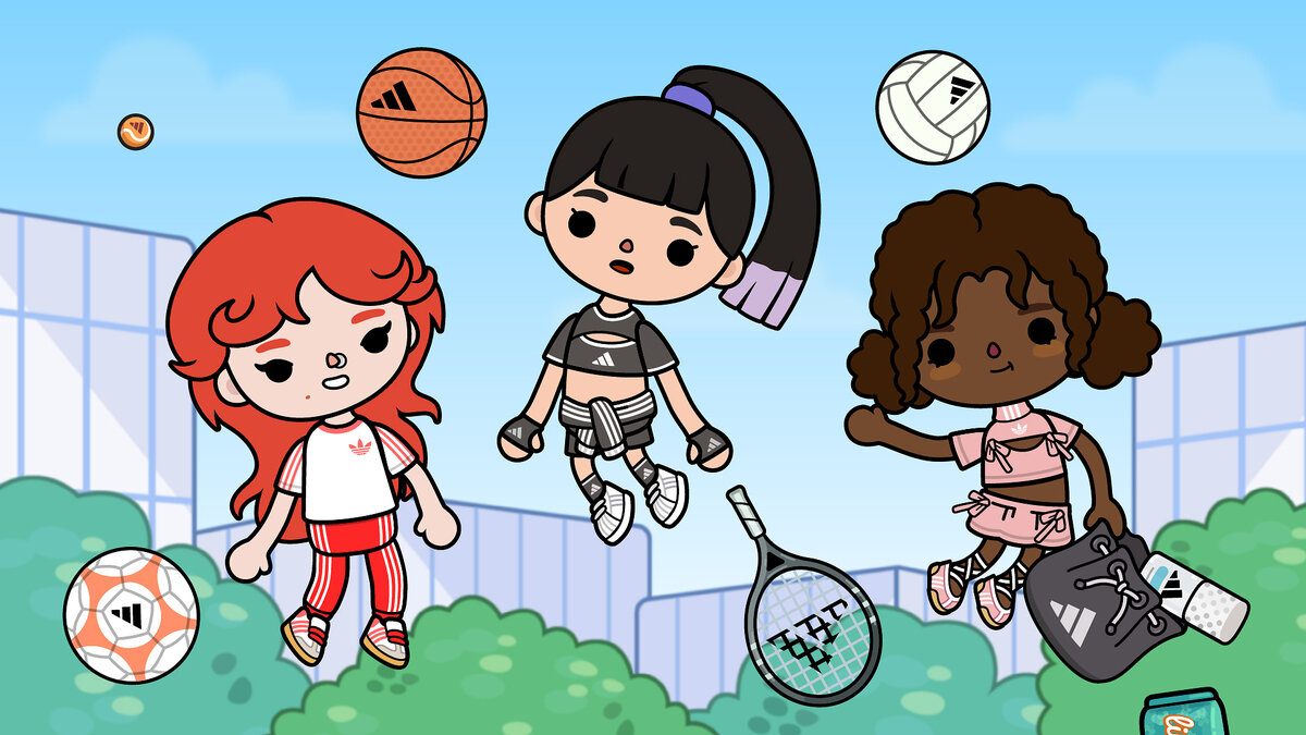 Photo: Trend Hunter Toca Boca and adidas get tween girls moving