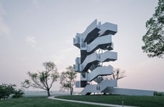Double-Helix Observation Towers