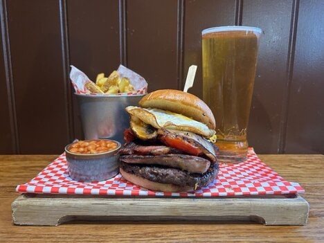 British Breakfast Burgers