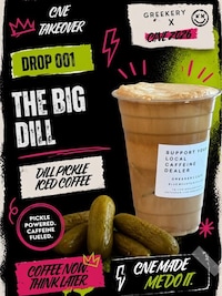 Pickle-Flavored Iced Coffees