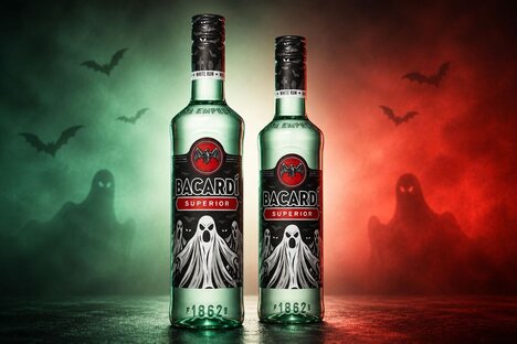 Glow-In-The-Dark Rum Bottles