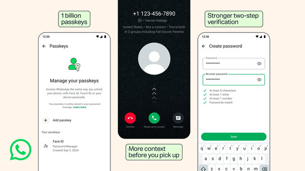 Biometric Messaging Logins