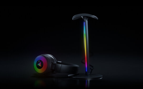 Automated RGB Headset Stands